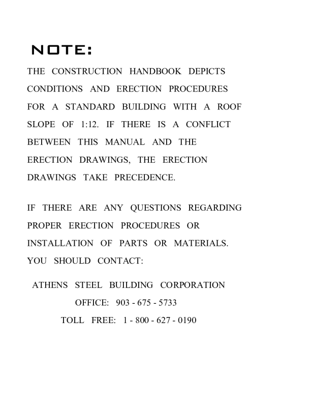 FOB Erection Manual