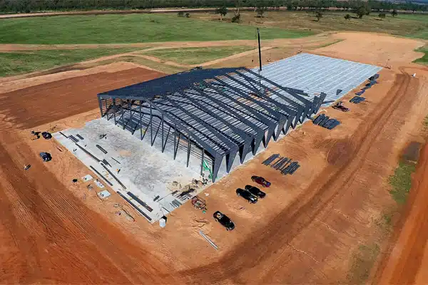 Steel Building Installation - Athens Steel Building